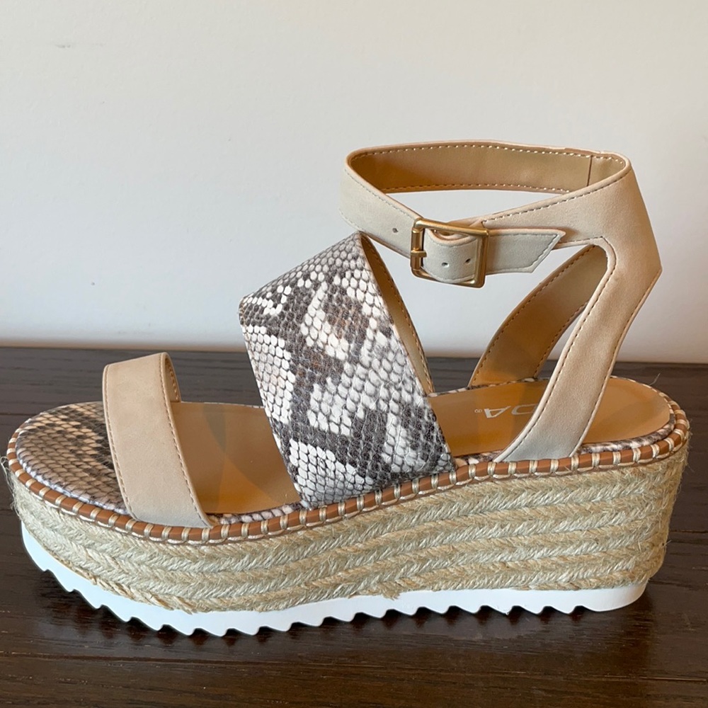 Brand New Snakeskin Sandal